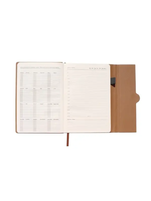 Ежедневник недатированный формат А5, с клапаном, 96л, линия, пвх, Зеленый Ежедневник недатированный формат А5, с клапаном, 96л, линия, пвх, Зеленый