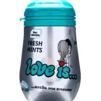 Освежающие конфеты "Love is..." со вкусом мяты  12х6х45г