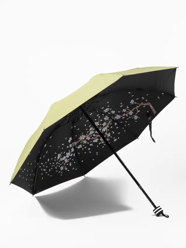 Зонт механический &laquo;Гармония&raquo;, эпонж, 4 сложения, 8 спиц, R=49/55 см, d=98 см, МИКС