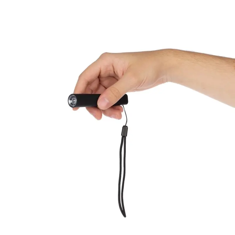 Фонарик аккумуляторный Falkirk, черный Фонарик аккумуляторный Falkirk, черный