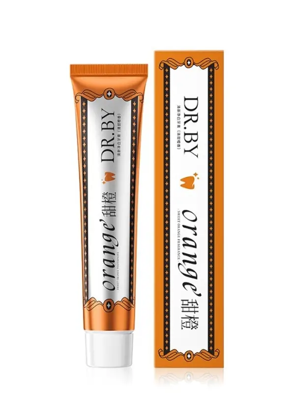 Освежающая и отбеливающая зубная паста, сладкий апельсин, 100 г