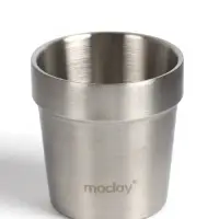 Стакан походный Maclay, 180 мл, нержавеющая сталь, двойное дно