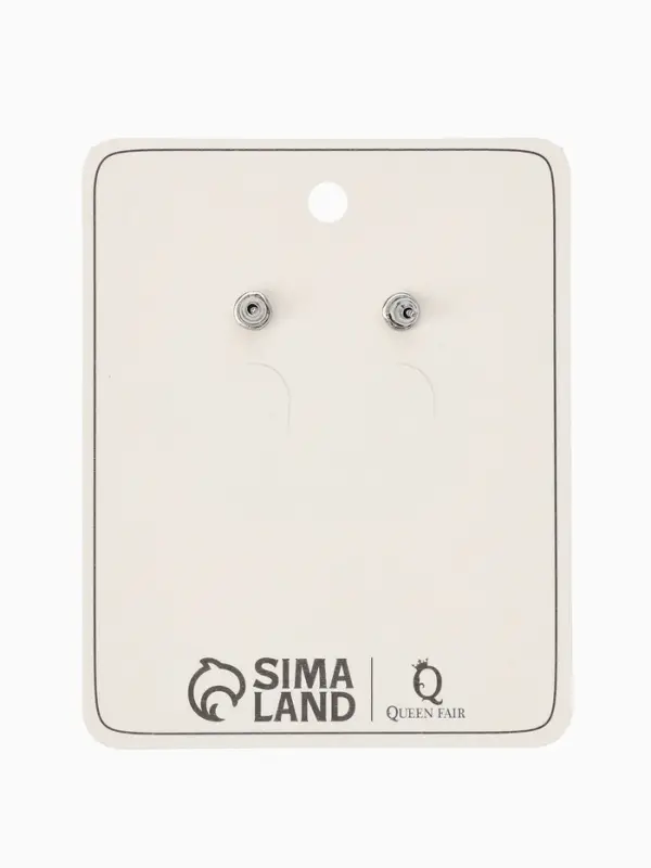 Серьги металл &laquo;Волна&raquo;, цвет серебро