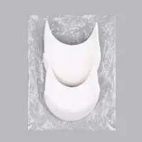 Козырёк для кепки, гнутый, 5.5×19 см, белый