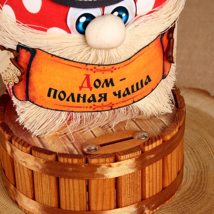 Оберег-копилка Оберег-копилка "Дом - полная чаша", 22 х 14 см, микс