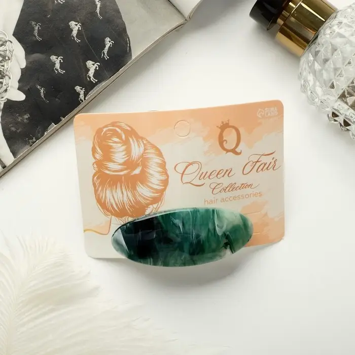 Заколка-автомат для волос Заколка-автомат для волос "Дымка" 6 см, микс