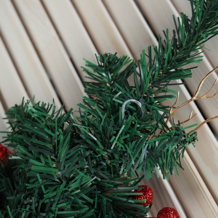 Ёлка декор настенная Ёлка декор настенная "Цветочная" 40х23 см