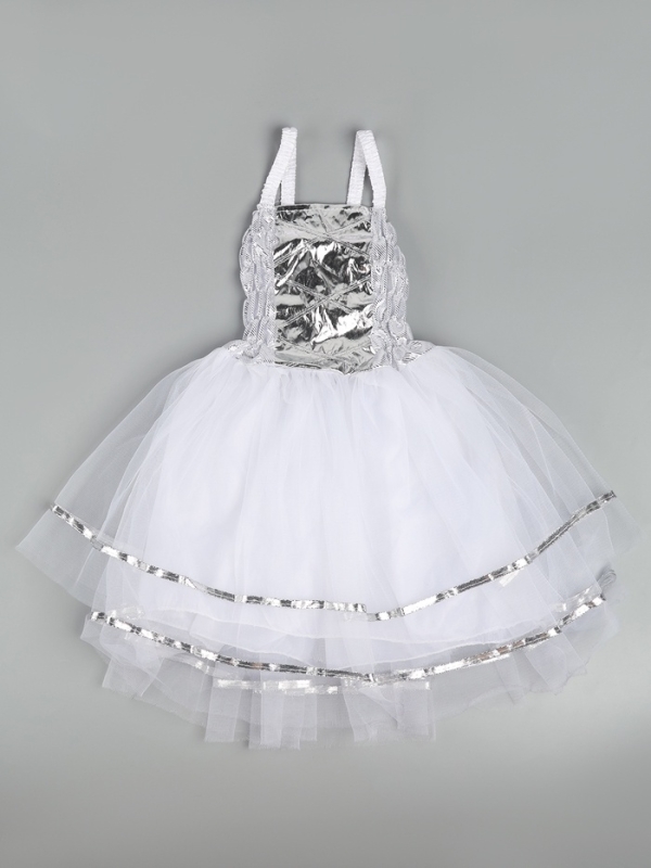 Карнавальный костюм  Карнавальный костюм "Снежная принцесса" рост 104-134 см, платье, чокер, корона, палочка