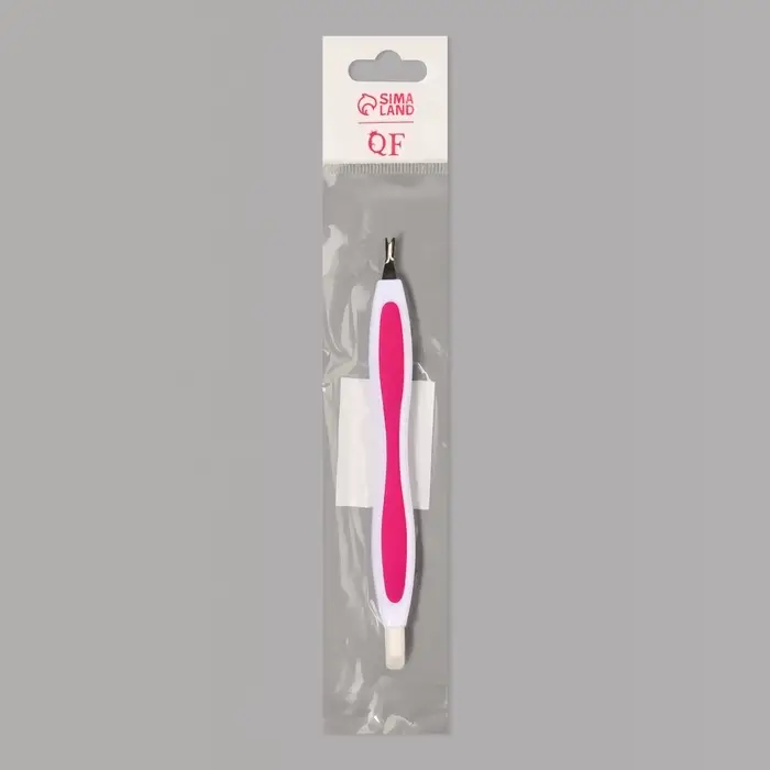 Триммер-пушер, 13 см, прорезиненная ручка, МИКС