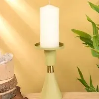 Подсвечник на 1 свечу текстурный "Оливковый" 10,5х10,5х19,5 см Подсвечник на 1 свечу текстурный "Оливковый" 10,5х10,5х19,5 см