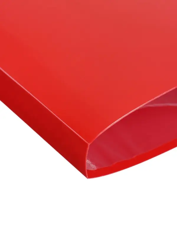 Папка с 30 вкладышами А4, 500 мкм, Calligrata, текстура &laquo;песок&raquo;, красная