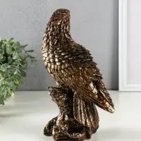 Фигура полистоун &laquo;Ястреб&raquo;, под бронзу, 25&times;17&times;12 см