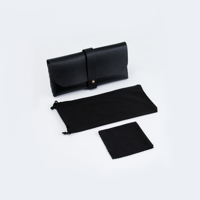 Набор для очков: футляр, чехол, салфетка Набор для очков: футляр, чехол, салфетка