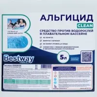 Альгицид Clean против водорослей, 5 л, не пенится, пролонгированного действия, B1909235 Bestway