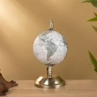 Глобус сувенирный, 10×8×15 см, подставка металл
