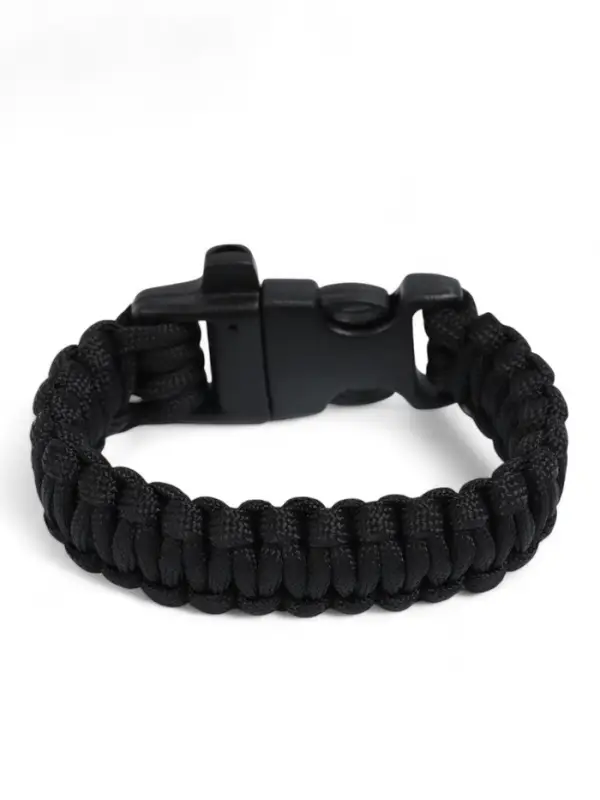 Браслет из паракорда, со свистком, МИКС