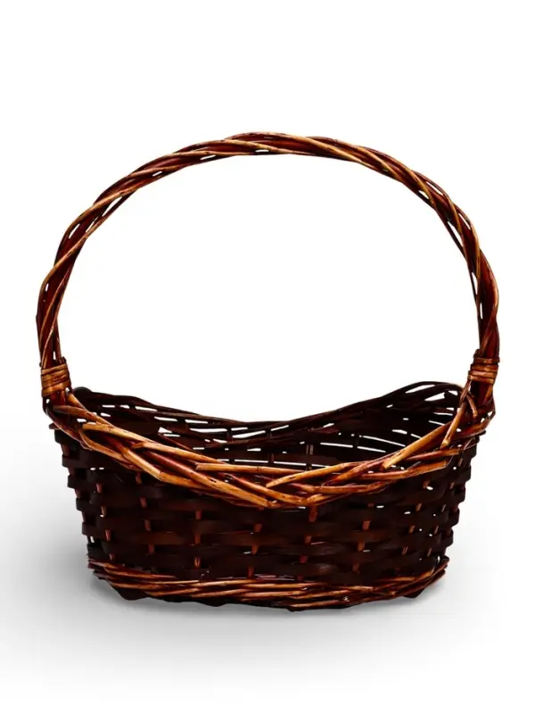 Набор корзин 3 шт, 41х31х12, 35х28х11, 31&times;23&times;9 см, лоза белый