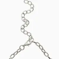 Колье "Летний вайб" ракушка, цвет белый в серебре