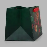 Пакет подарочный &laquo;С Новым годом&raquo;, бант, 20&times;14&times;13.2 см