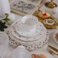 Чайная пара WY Flowers song, фарфор, 220 мл, белая