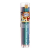 Карандаши Calligrata, цветные, 18 цветов, эконом, шестигранные, пластиковые, пенал-тубус и 2 чернографитных карандаша с ластиком в ПОДАРОК