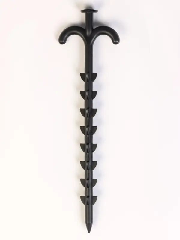 Набор колышков для зажима укрывного материала с грунтозацепами, h=24 см, набор 10 шт., Greengo