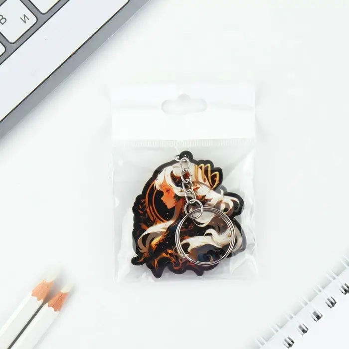 Брелок для ключей деревянный «Дева», 4,5 х 6 см Брелок для ключей деревянный «Дева», 4,5 х 6 см