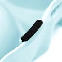 Миска двойная &laquo;Кисы&raquo;, 28&times;16.3&times;7.3 см, на пластиковом основании, металл, голубая