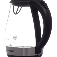 Чайник HYK-G2030 1,7л 2200Вт черный (стекло)