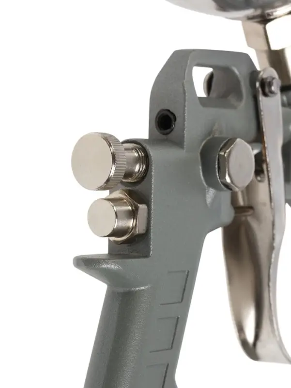 Краскораспылитель пневматический ТУНДРА, до 4 бар, сопло 1.5 мм, верхний бачок 0.6 л