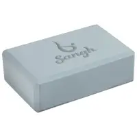 Блок для йоги Sangh, 23х15х8 см, цвет серый