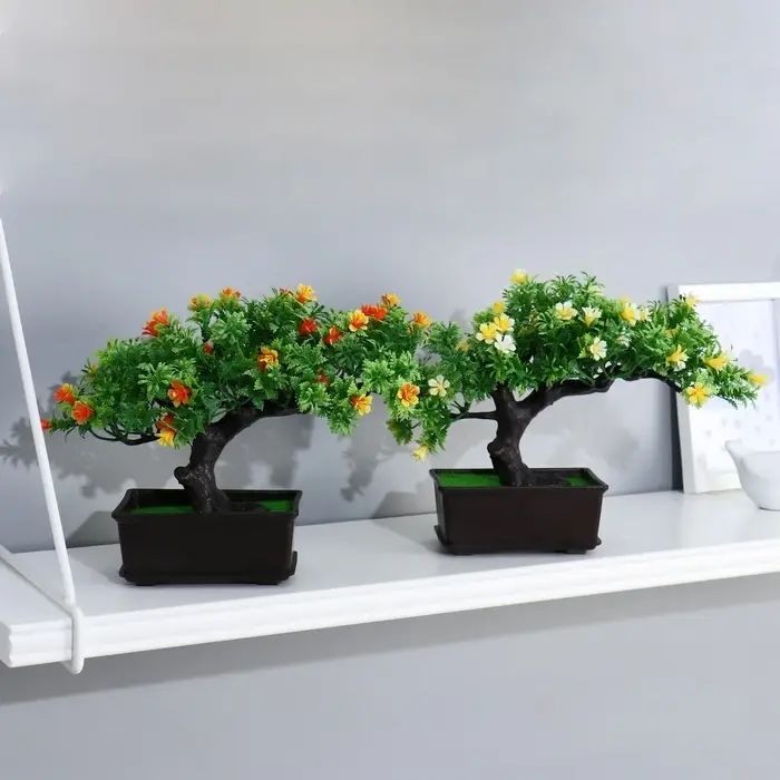 Бонсай искусственный в горшке &laquo;Деревце жизни&raquo;, 11.5&times;15 см, МИКС