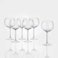 Набор бокалов для вина &laquo;Восхищение&raquo;, 500 мл, 6 шт., размер одного бокала 10&times;22 см, стекло, прозрачный