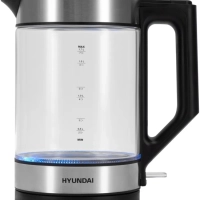 Чайник HYK-G3509 1,7л 2200Вт черный (стекло)