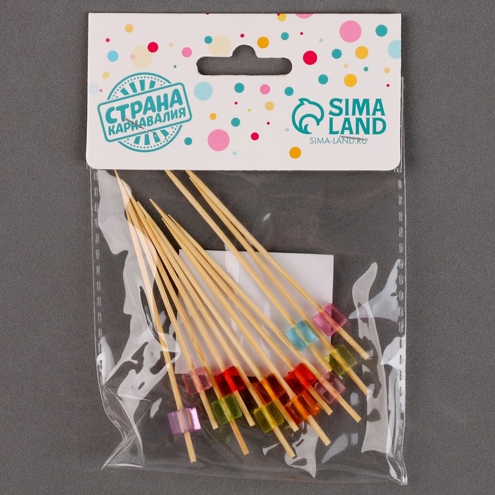 Шпажки «Кубики», в наборе 12 шт. Шпажки «Кубики», в наборе 12 шт.