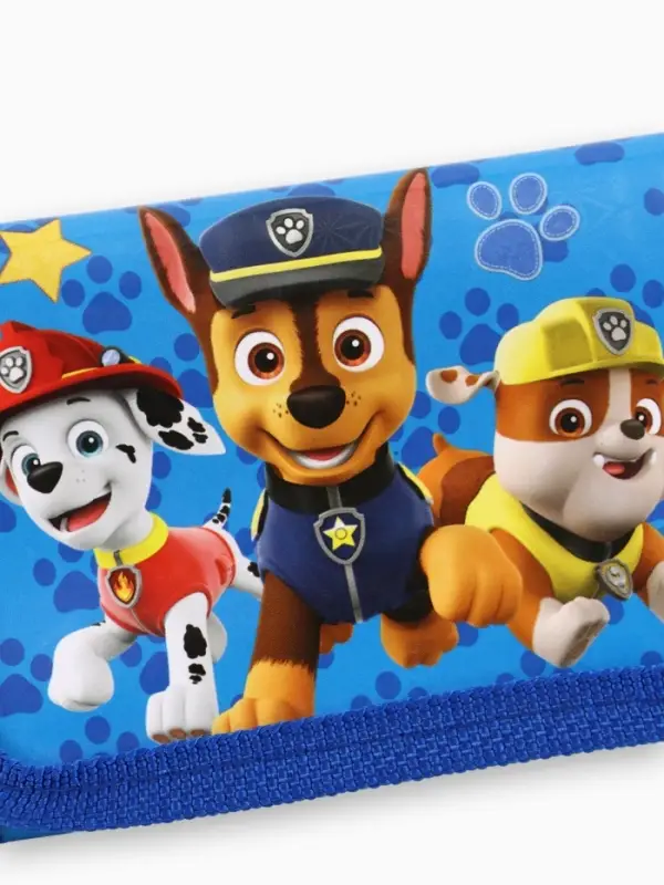 Кошелек детский на липучке &laquo;Щенячий патруль&raquo; синий 9&times;9&times;1