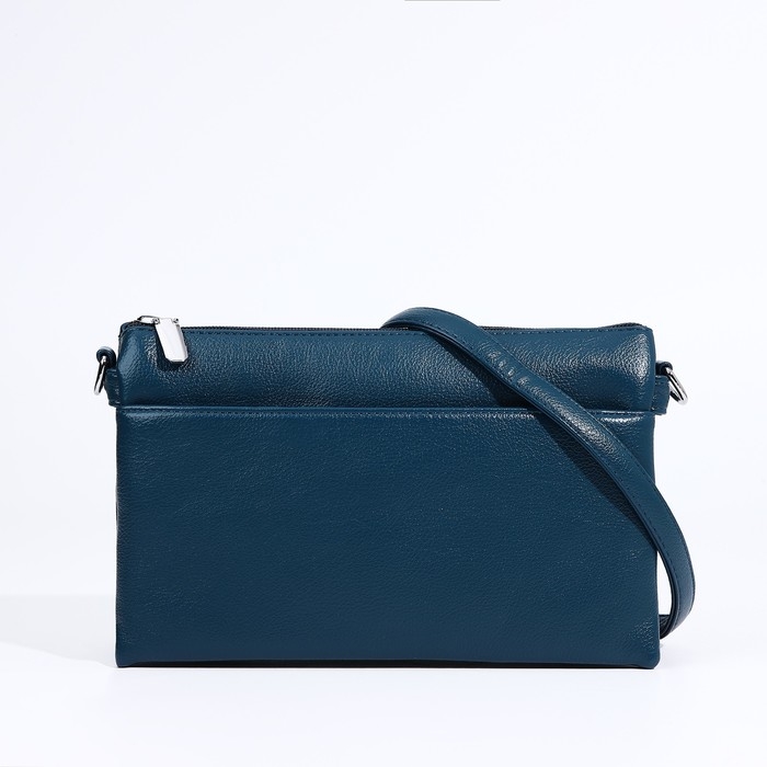 Сумка кросс-боди на молнии, цвет синий