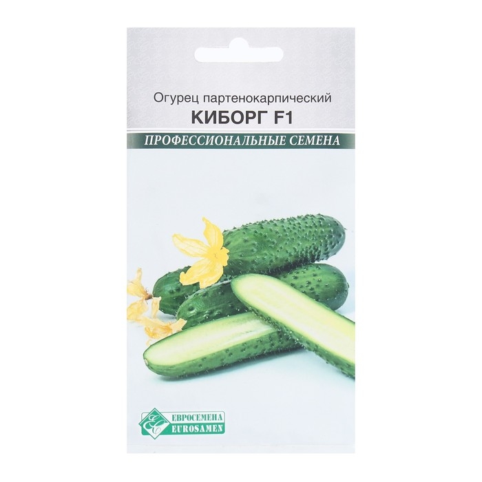 Семена Огурец партенокарпик Киборг F1, 5 шт Семена Огурец партенокарпик Киборг F1, 5 шт
