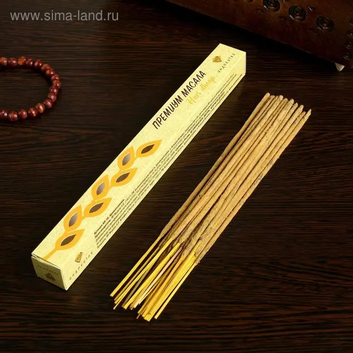 Благовония "Премиум Масала Харидуп", 20 палочек в упаковке