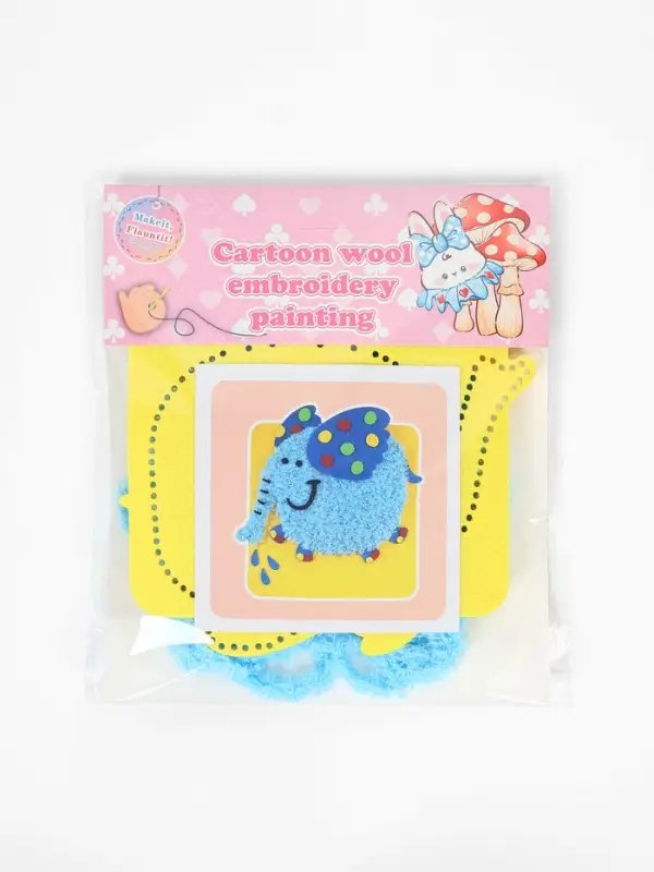 Вышивка по фетру "Слоник"