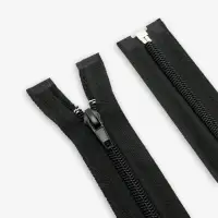 Молния &laquo;Спираль&raquo;, №5, разъёмная, замок автомат, 80 см, чёрная