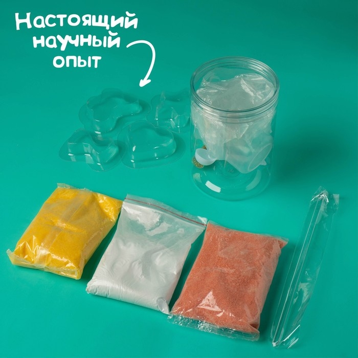 Набор для опытов «Мастерская кристаллов», сердечко Набор для опытов «Мастерская кристаллов», сердечко
