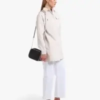 Сумка женская кросс-боди TEXTURA на молнии, 27&times;6&times;19 см, тёмно-коричневая