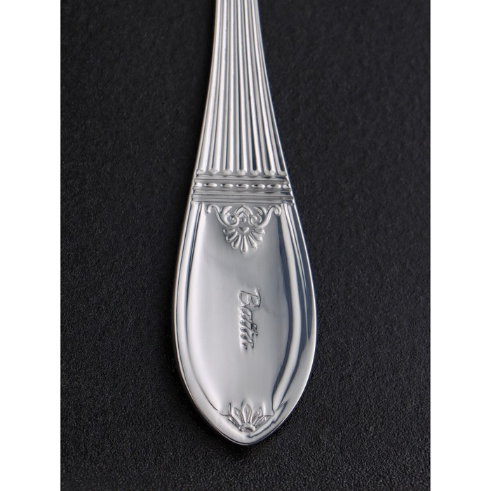 Вилка столовая «Беркли», h=20,6 см, толщина 3 мм, цвет серебряный