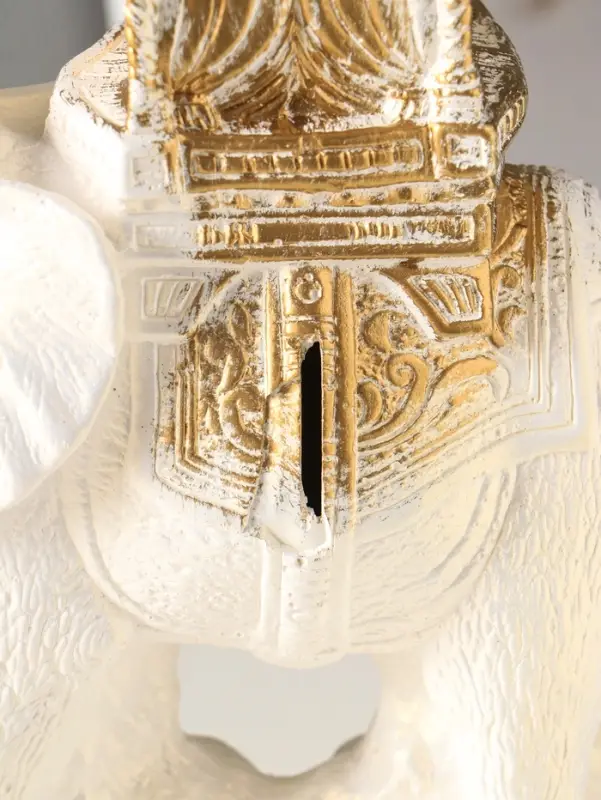 Копилка для денег &laquo;Слон Богатство&raquo;, гипс, белый, 29&times;21&times;9 см