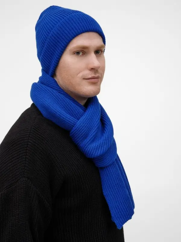 Шапка Nobilis Mono, синяя (аква)