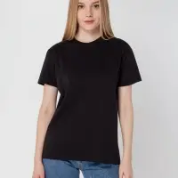 Футболка унисекс T-Bolka 160, черная, размер XXXL