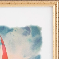 Рамка пластиковая А 4 золотого цвета 509