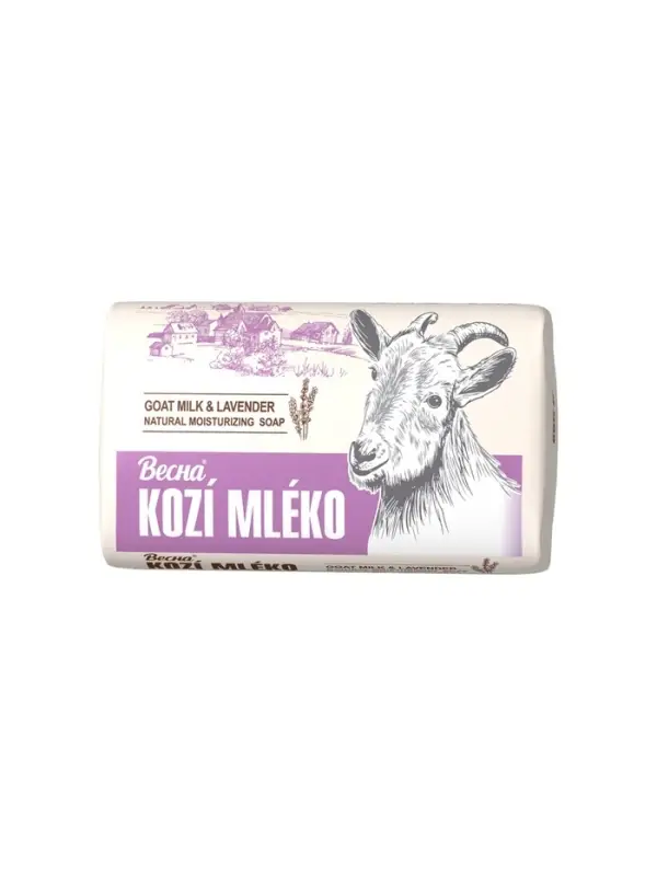 Твёрдое мыло &laquo;Kozi Mleko&raquo; Goat milk extract and Lavender, 90 г