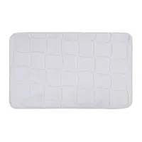 Коврик для ванной тм VETTA Рикард, вельвет, губка 0,8 см, полиэстер, 50х80 см, серый